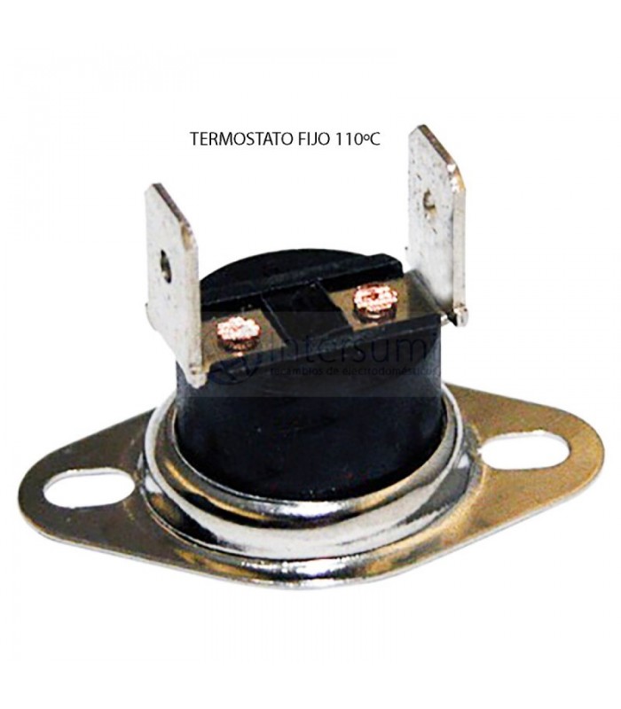 Termostato N.C. fijo a 110°C 16A 49AE012