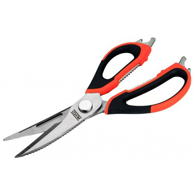 Tijera En Acero Inoxidable Multifunción Para Cocina ALYCO ORANGE De 225 Milimetros, Referencia 171300