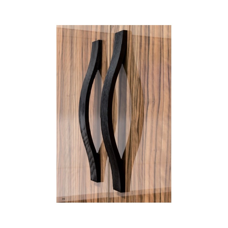 TIRADOR DE MADERA CALIN - L240 MM DISTANCIA CENTROS 160 MM