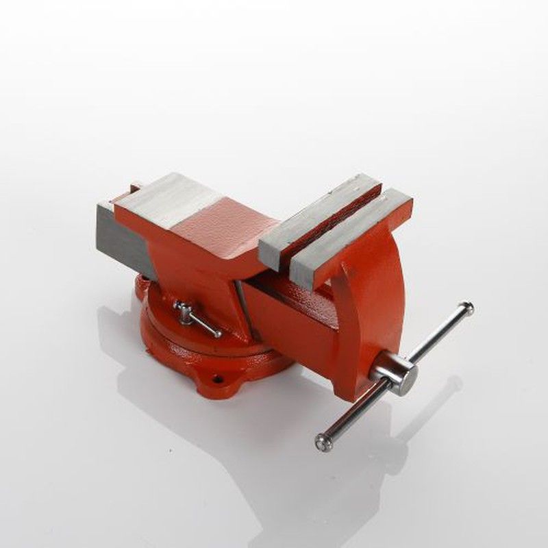 Tornillo De Banco De Guía Cuadrada ALYCO ORANGE, de Boca de 125 Mm, Referencia 171015