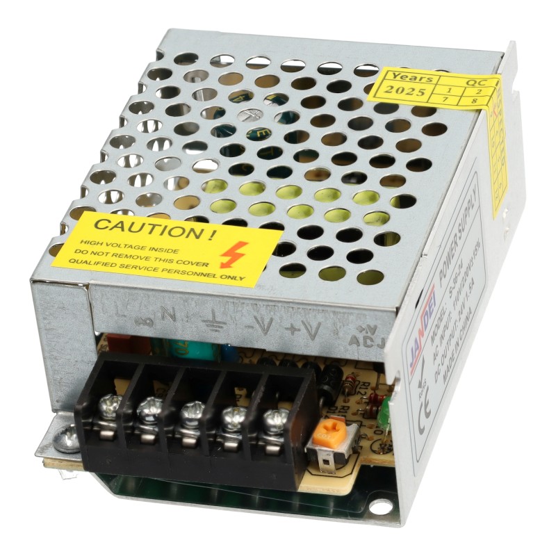 Transformador 24VDC 36W 1,5A Interior IP20