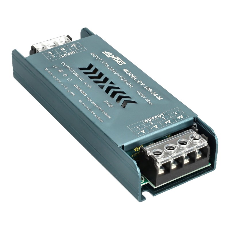 Transformador 24VDC 100W 4,17A de interior IP20 Ultrafino