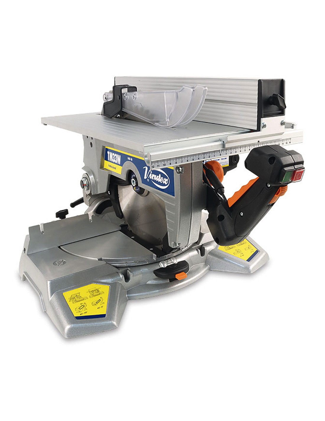 Tronzadora abatible con mesa superior VIRUTEX TM33W