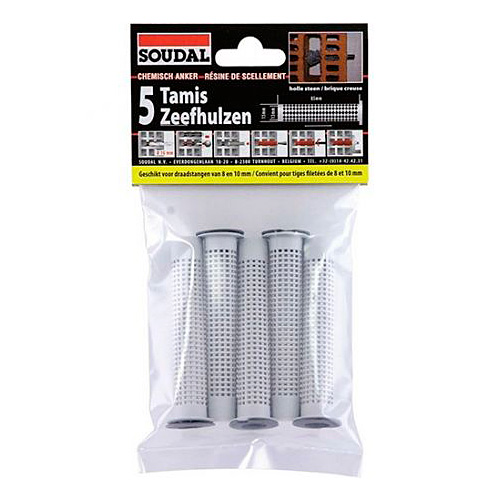 Adhesivos y selladores - Bolsa 5 Tamices para Fijaciones en Huecos