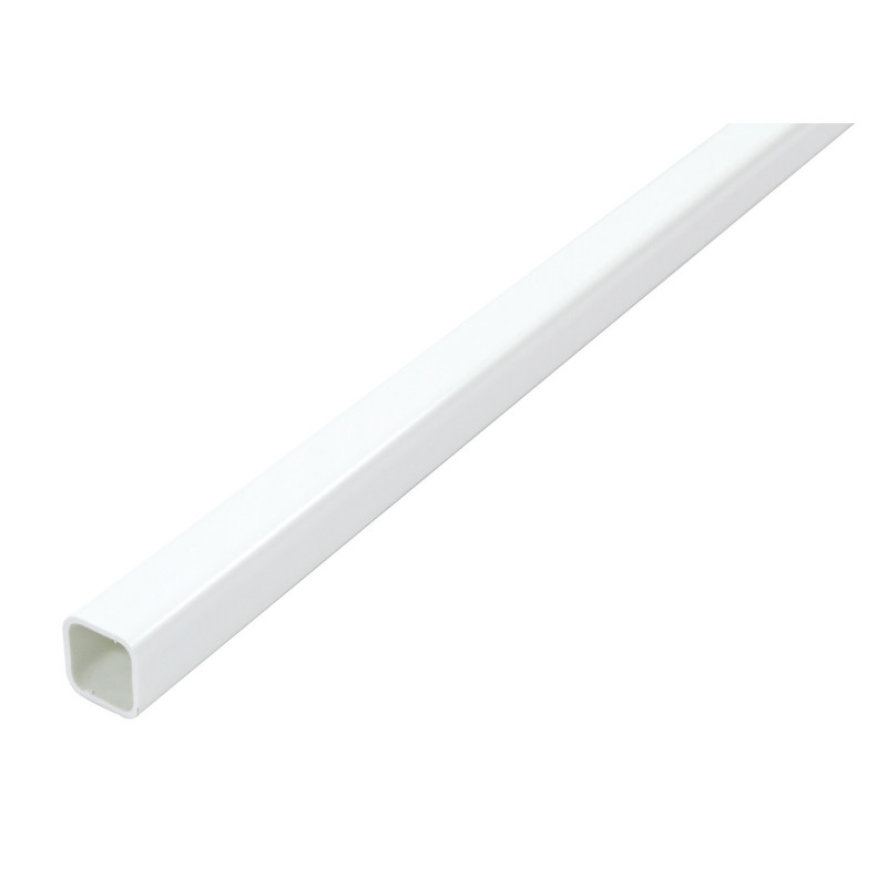 Tubo Cuadrado 1mt. Aluminio 20x20mm. Blanco de Amig
