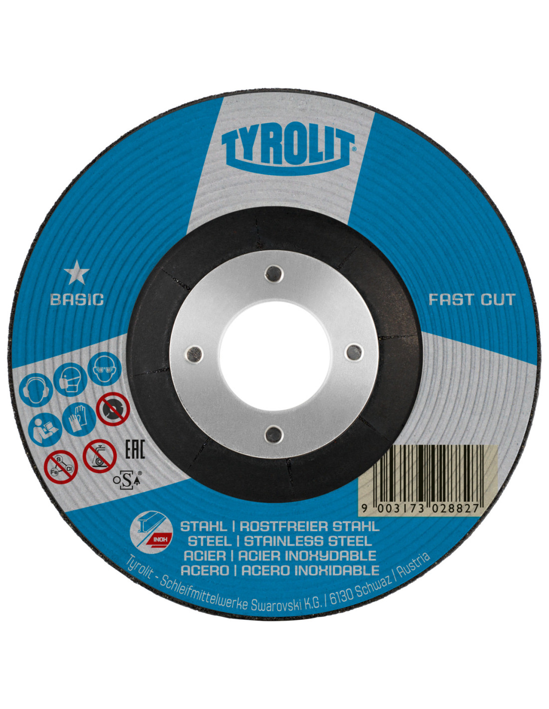 Disco Desbaste Tyrolit 230mm A30P-BF | Brintus