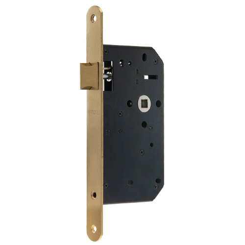 Picaportes - Picaporte de Paso U250 50 mm Canto Redondo Latón