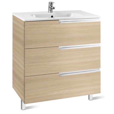 Mueble + lavabo roble VICTORIA-N FAMILY - ROCA
