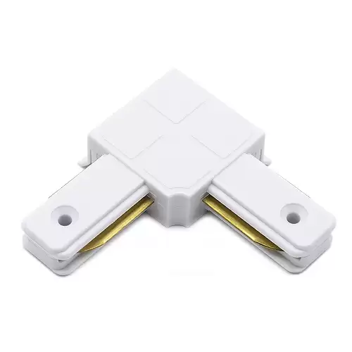 Union Carril Curva Ensamblable  Blanco