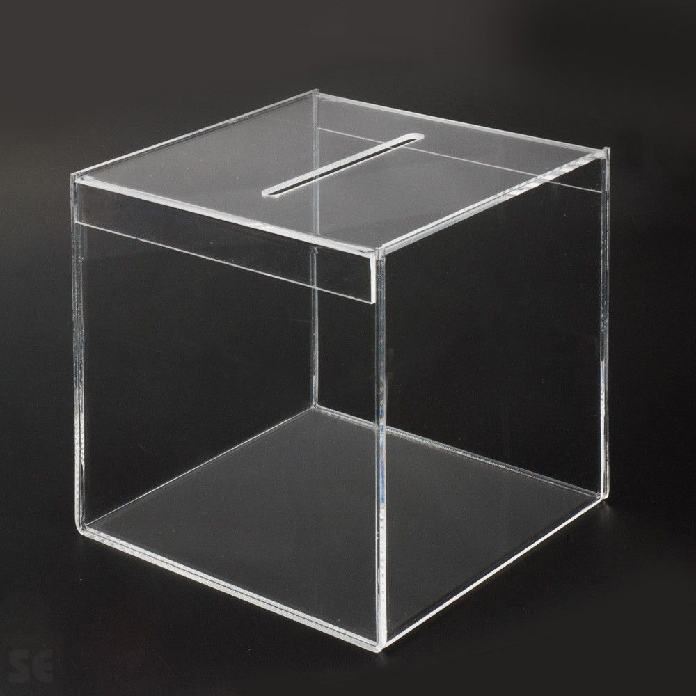 Urna de Metacrilato transparente