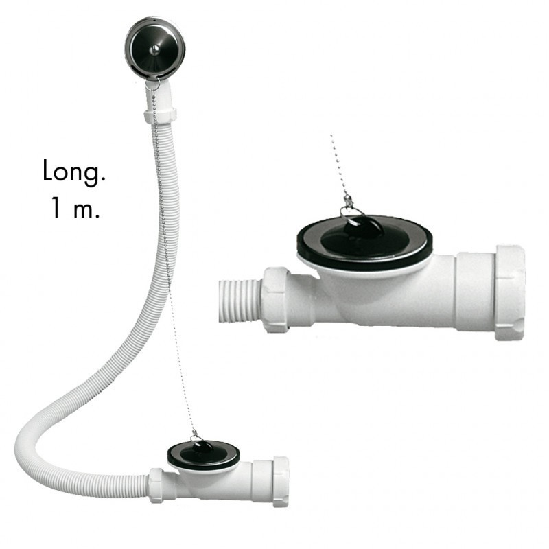 Valvula Bañera Plana PVC 1 1-2X40 S-250 Jimten