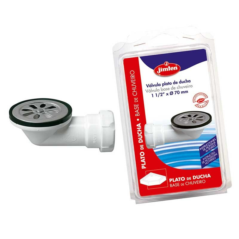 Válvula Plato Ducha Salida Horizontal 40-115 mm S-28 Jimten