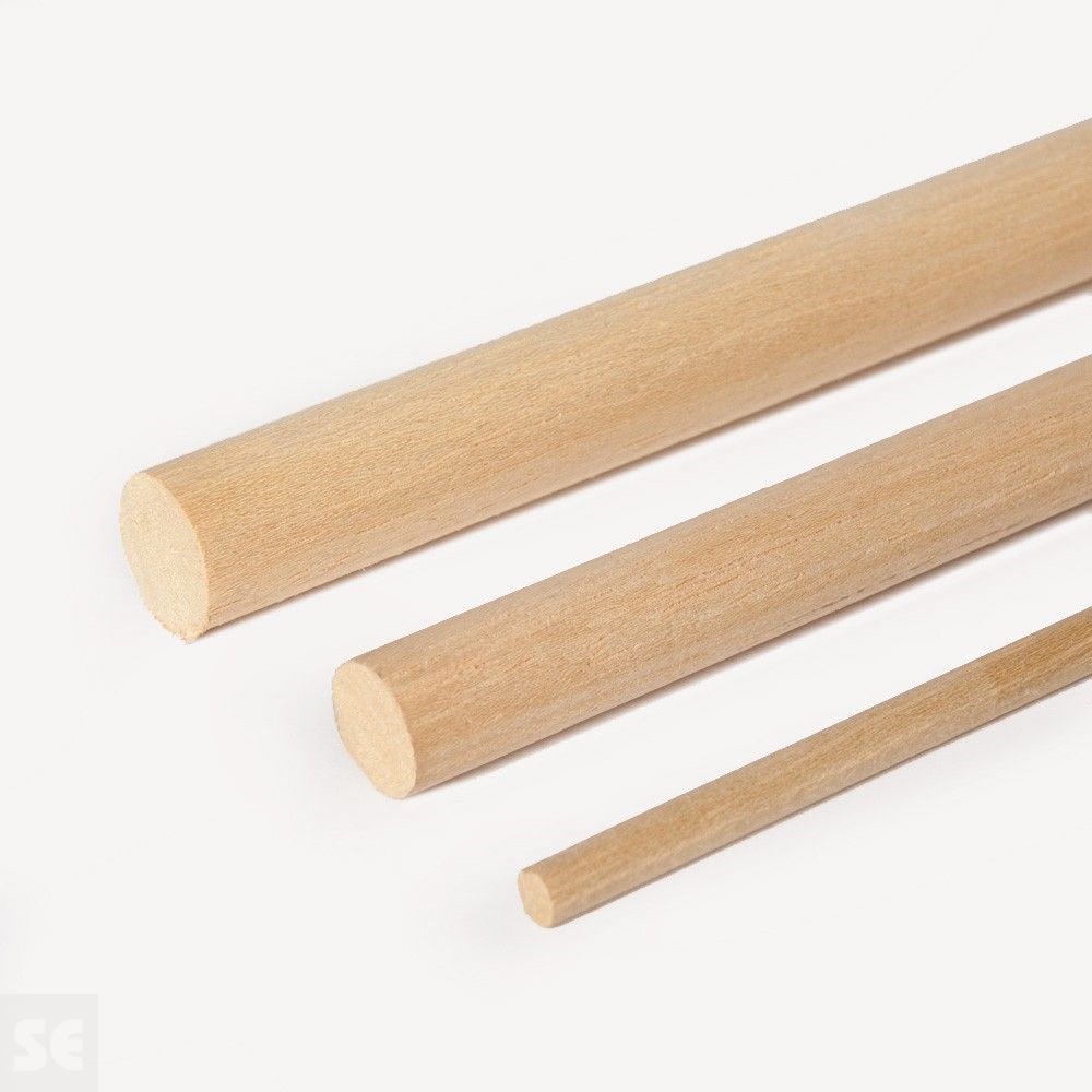 Varilla redonda de madera de Tilo