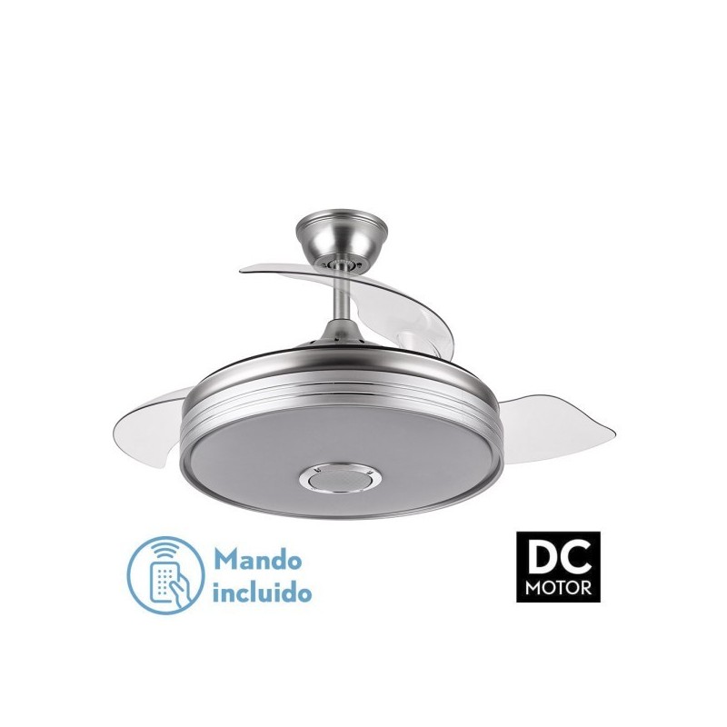 Ventilador Dc Matanuska 72w 6120lm Niq Bluethooth 32/47x55/108d.3 Aspas Desp.6 Vel.3 Color.