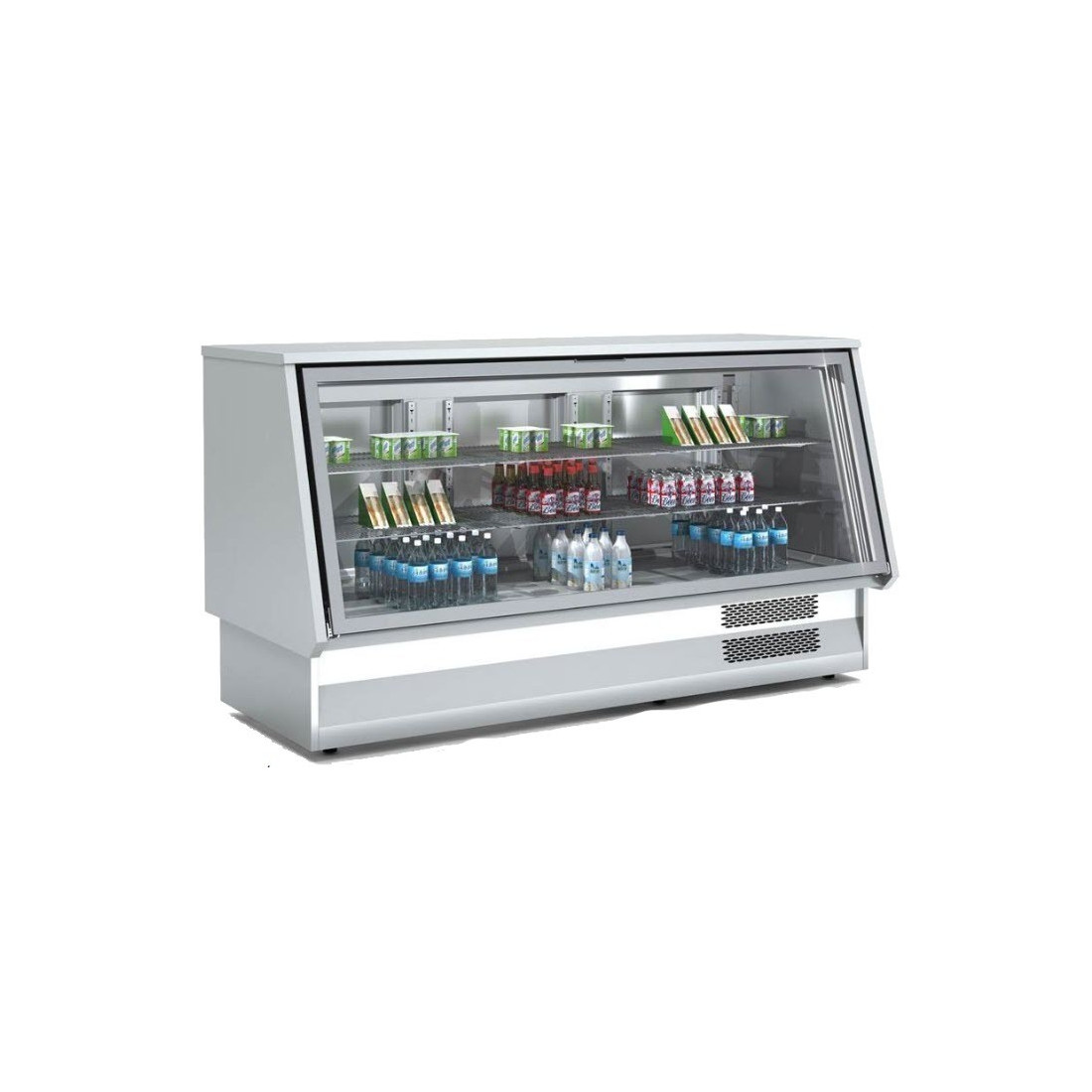 Vitrina Cerrada Cristal Abatible 1500