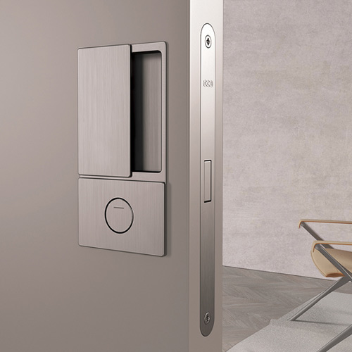 Manivelas con roseta - Juego Manivelas AGB WAVE para Puertas Batientes