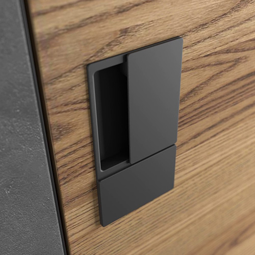 Cerraduras puerta corredera - Juego Tiradores AGB WAVE para Puertas Correderas