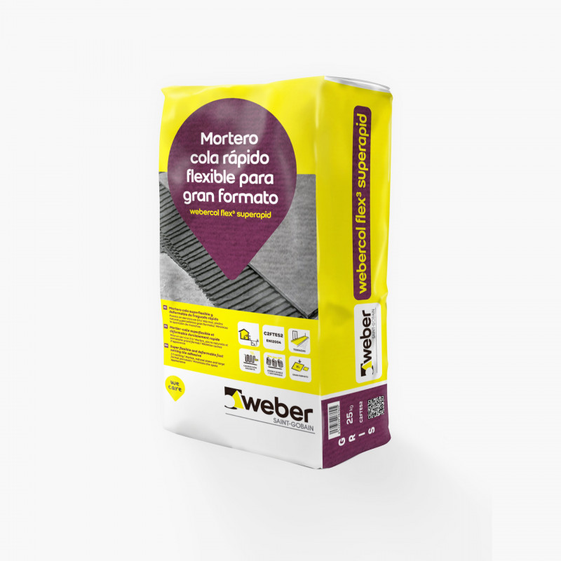 WeberCol Flex³ Superapid 25Kg.