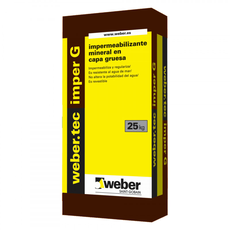 WeberDry Imper G 25Kg. Gris