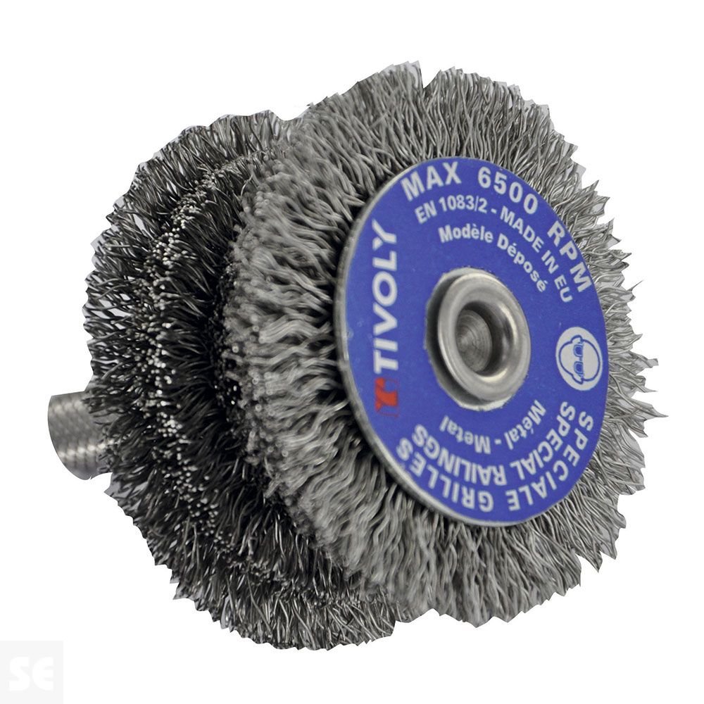 Cepillo Abrasivo Circular Doble Para Taladro Diam. 60Mm