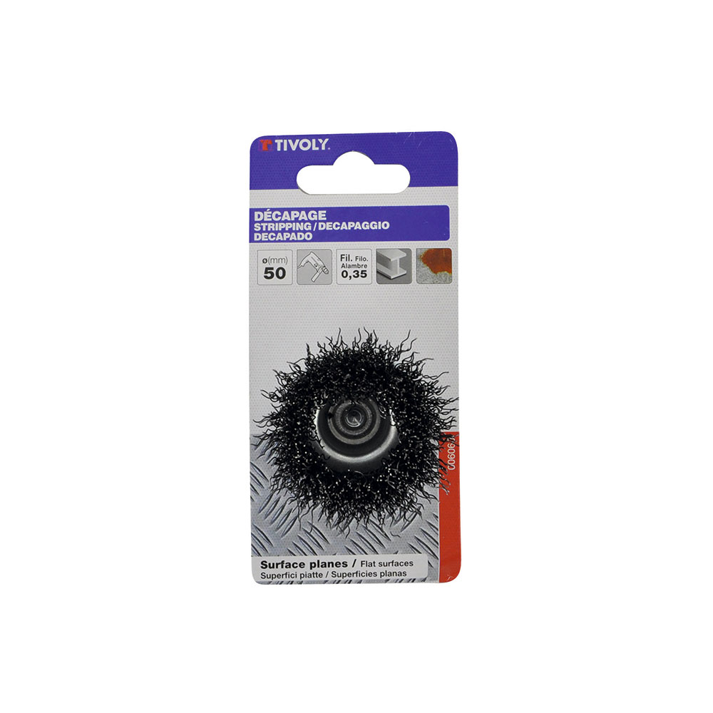 Cepillo De Copa Para Taladro Acero Decapado Metal 50Mm