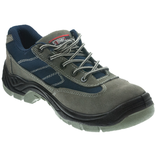 Vestuario laboral - Zapatilla Serraje J'HAYBER OHIO S1P SRC Gris y Azul